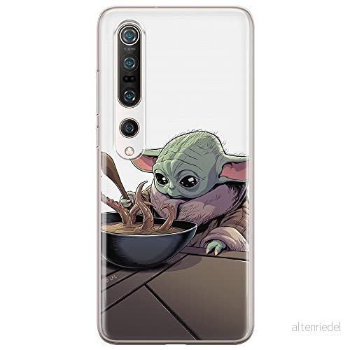 ERT GROUP mobiltelefonfodral för Xiaomi MI 10 / PRO originalt och officiellt licensierat Star Wars mönster Baby Yoda 027 anpassad till formen på mobiltelefonen, fodral tillverkad av TPU plast 5904805091636
