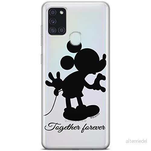 ERT GROUP mobiltelefonfodral för Samsung A21s originalt och officiellt licensierat Disney mönster Mickey 005 optimalt anpassad till formen på mobiltelefonen, gedeeltelijk transparant 5903040256466