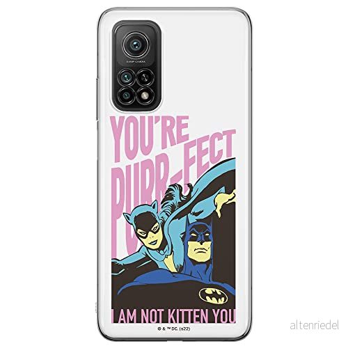 ERT GROUP mobiltelefonfodral för Xiaomi MI 10 LITE originalt och officiellt licensierat DC mönster Batman 067 optimalt anpassad till formen på mobiltelefonen, fodral tillverkad av TPU plast 5905131520241