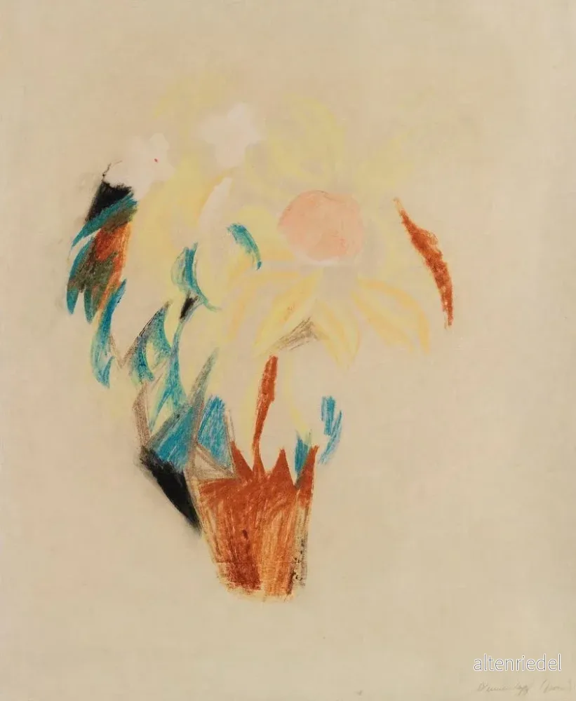 Målning av stort blomkruka - August Macke - Bild 2