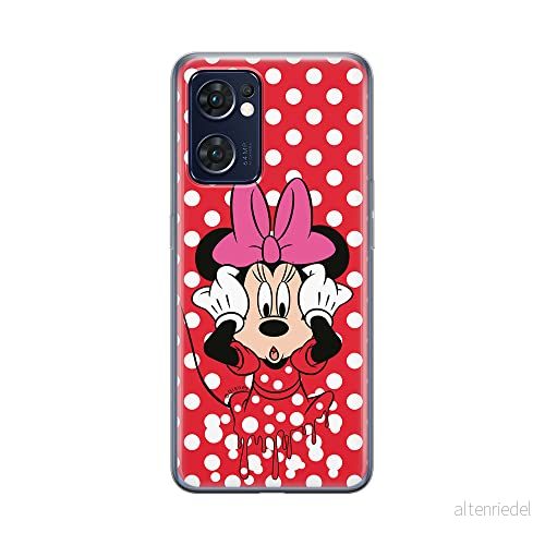 ERT GROUP mobiltelefonfodral för Oppo RENO 7 5G originalt och officiellt licensierat Disney mönster Minnie 016 optimalt anpassad till formen på mobiltelefonen, fodral tillverkad av TPU plast 5905511309336