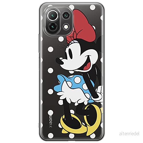 ERT GROUP mobiltelefonfodral för Xiaomi 11 LITE 4G/5G originalt och officiellt licensierat Disney mönster Minnie 034, gedeeltelijk transparant 5903932727623