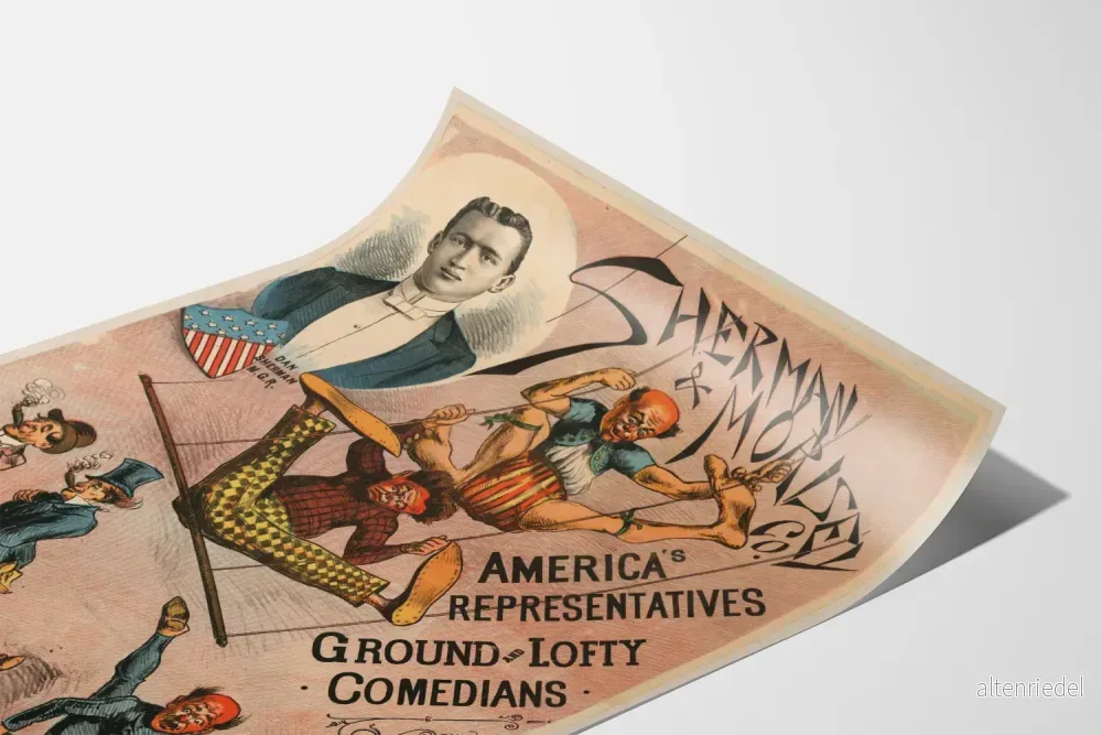Vintageposter för komedier Sherman & Morisey Co. - Bild 3