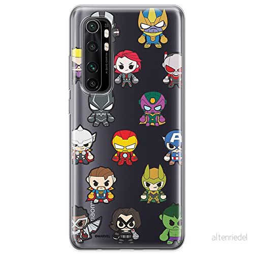 ERT GROUP mobiltelefonfodral för Xiaomi MI NOTE 10 Lite originalt och officiellt licensierat Marvel mönster Avengers 025 optimalt anpassad till formen på mobiltelefonen, gedeeltelijk transparant 5904805194030