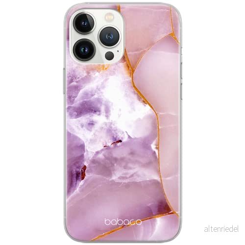 ERT GROUP mobiltelefonfodral för Apple Iphone 13 PRO MAX originalt och officiellt licensierat Babaco mönster Abstract 009 Vit anpassad till formen på mobiltelefonen, fodral tillverkad av TPU plast 5903932861846