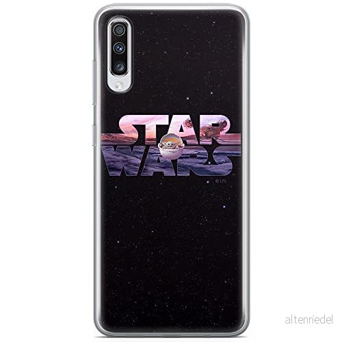 ERT GROUP mobiltelefonfodral för Samsung A70 originalt och officiellt licensierat Star Wars mönster 048 optimalt anpassad till formen på mobiltelefonen, fodral tillverkad av TPU plast 5903537653143