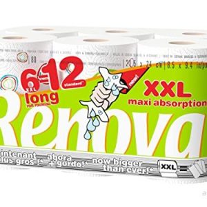 Renova Max Absorption kompakt pappershandduk XXL storlek, 6 stycken 5601028013666