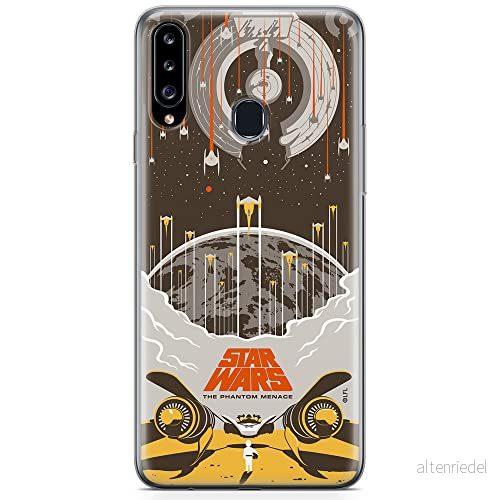 ERT GROUP mobiltelefonfodral för Samsung A20S originalt och officiellt licensierat Star Wars mönster 028 optimalt anpassad till formen på mobiltelefonen, fodral tillverkad av TPU plast 5904805440588