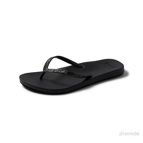 Reef damkudde studs strargazer flip flop, Svart 5 UK 191477646003