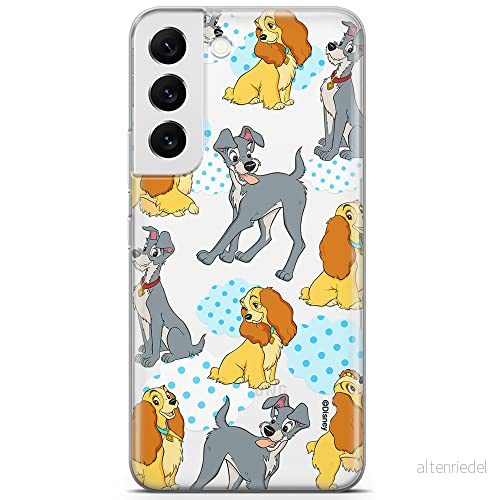 ERT GROUP mobiltelefonfodral för Samsung S22 PLUS originalt och officiellt licensierat Disney mönster Lady and the Tramp 004 optimalt anpassad till formen på mobiltelefonen, gedeeltelijk transparant 5905131774972