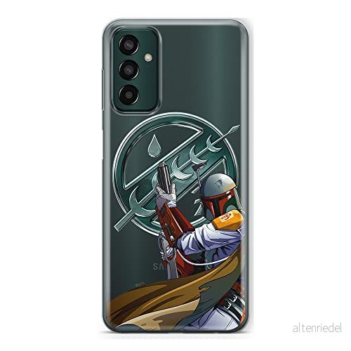 ERT GROUP mobiltelefonfodral för Samsung M13 4G originalt och officiellt licensierat Star Wars mönster Boba Fett 002 optimalt anpassad till formen på mobiltelefonen, gedeeltelijk transparant 5905511329471