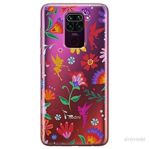 ERT GROUP mobiltelefonfodral för Xiaomi REDMI NOTE 9 originalt och officiellt licensierat Disney mönster Tinker Bell 001 optimalt anpassad till formen på mobiltelefonen, gedeeltelijk transparant 5903040327647