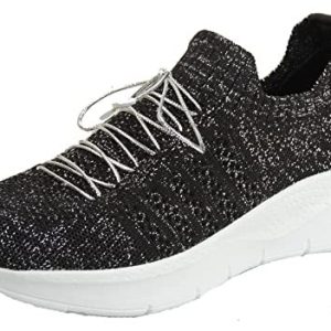 Andrea Conti Damsneakers, svart/silver, 36 EU, svart silver, EU 4065139891123 Andrea Conti Damsneakers, svart/silver, 36 EU, svart silver, EU 4065139891123
