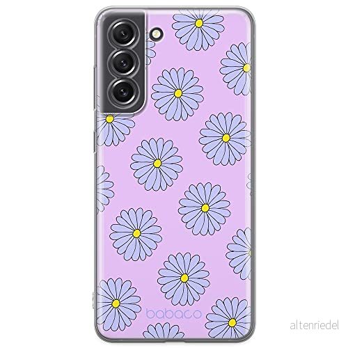 ERT GROUP mobiltelefonfodral för Samsung S21 FE originalt och officiellt licensierat Babaco mönster Flowers 021 optimalt anpassad till formen på mobiltelefonen, fodral tillverkad av TPU plast 5903932984620