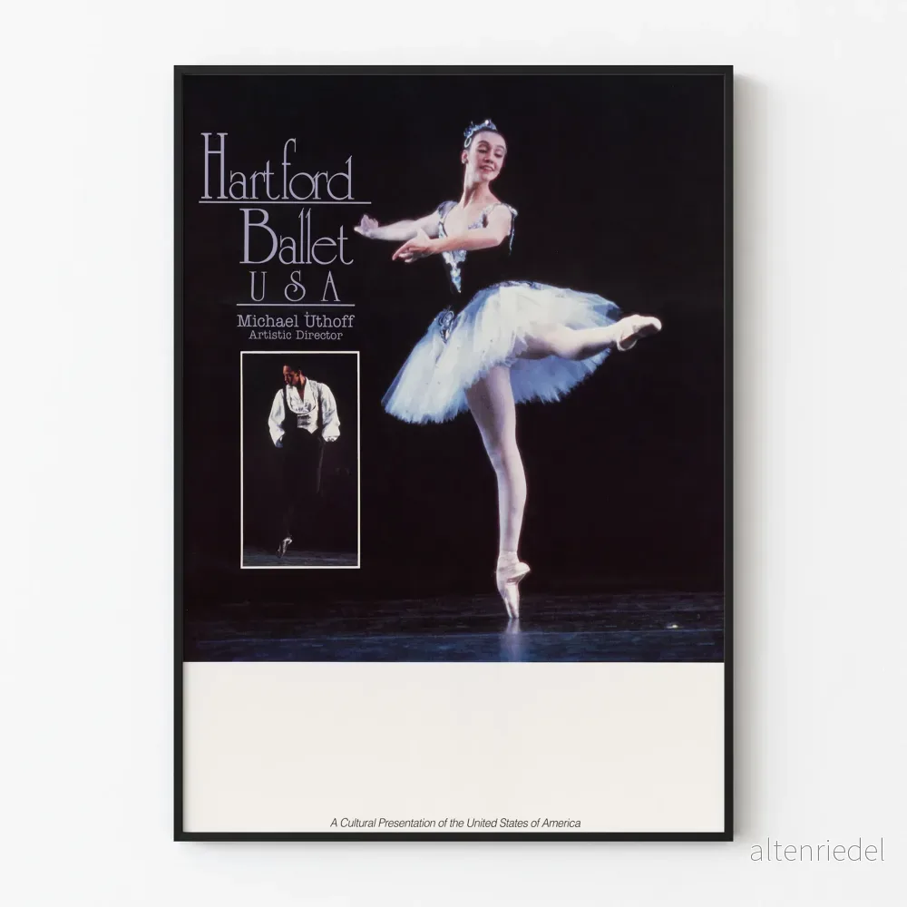 Balletposter Hartford USA med Michael Uthoff som konstnärlig ledare