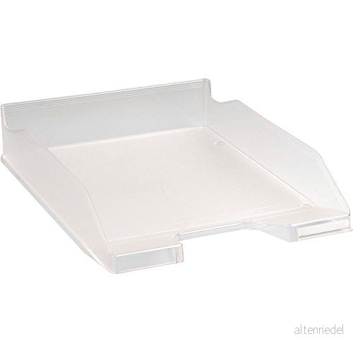 Exacompta 11323D Combo Midi brevkorgsförvaring (lämplig för dokument i format DIN A4, 21 x 29,7 cm, stabil och lastbar) 1 st, glasklar 9002493016347
