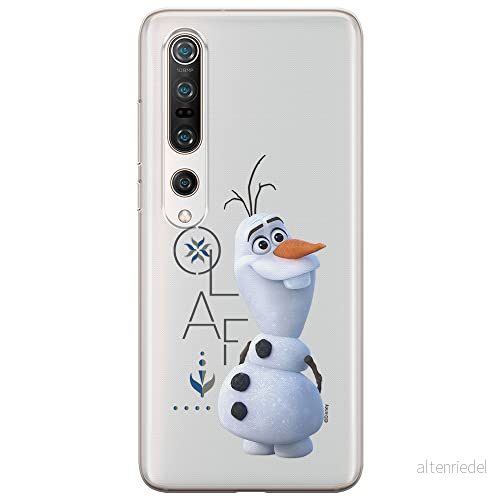 ERT GROUP mobiltelefonfodral för Xiaomi MI 10 / PRO originalt och officiellt licensierat Disney mönster Olaf 004 optimalt anpassad till formen på mobiltelefonen, gedeeltelijk transparant 5903537176833