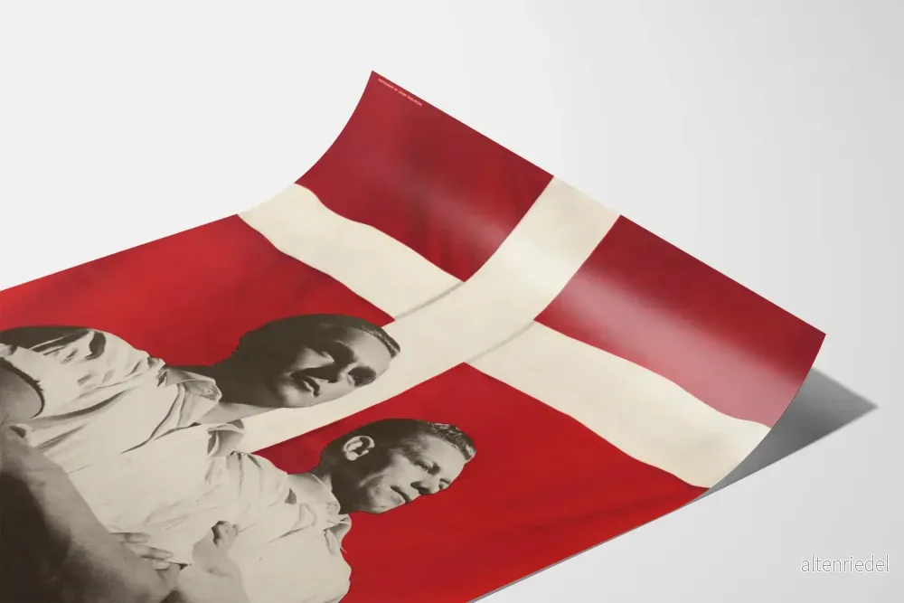 Vintage dansk marinposter för Förenta Nationerna - Bild 3
