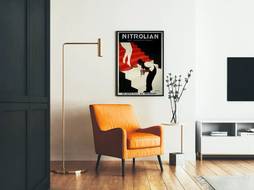 Vintageaffisch Nitroliam - Annonsaffisch för konstnärlig konststil - Bild 2
