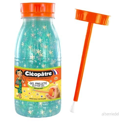 CLEOPATRE GP250 Snow Glittergel 250 ml flaska 3134725015838