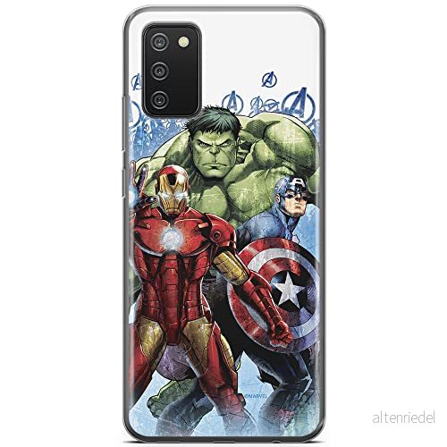ERT GROUP mobiltelefonfodral för Samsung A02S originalt och officiellt licensierat Marvel mönster Avengers 009 optimalt anpassad till formen på mobiltelefonen, fodral tillverkad av TPU plast 5903040238622