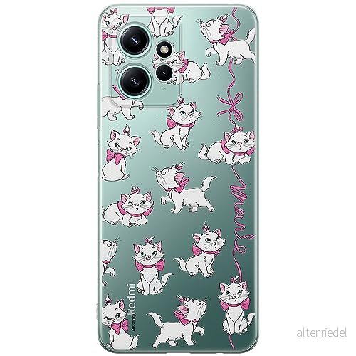 ERT GROUP mobiltelefonfodral för Xiaomi REDMI NOTE 12 4G originalt och officiellt licensierat Disney mönster Marie 008 optimalt anpassad till formen på mobiltelefonen, gedeeltelijk transparant 5905511948795