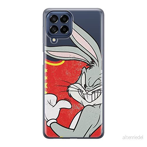 ERT GROUP mobiltelefonfodral för Samsung M33 5G originalt och officiellt licensierat Looney Tunes mönster Bugs 010 optimalt anpassad till formen på mobiltelefonen, gedeeltelijk transparant 5905511347703