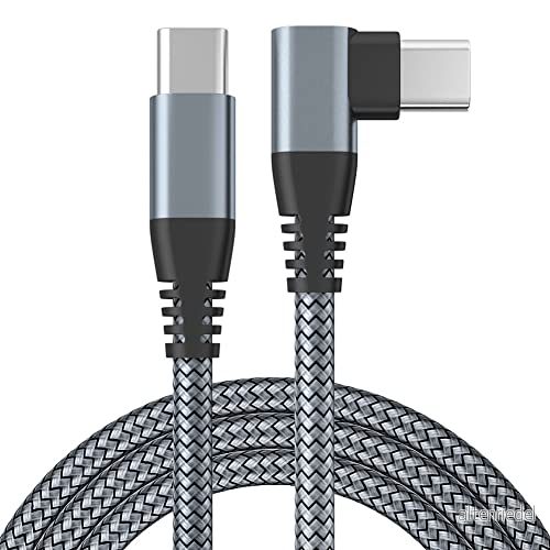 BIBTIM USB C till kabel 3M, 1 st 60 W 2.0 typ laddningskabel, kompatibel med MacBook iPad Air 5 Pro 2021 Galaxy S22 S21 Ultra S20 FE S10 A12 Mi 11 Note 1, 0 pixlar 39,5 EU 6423077706813