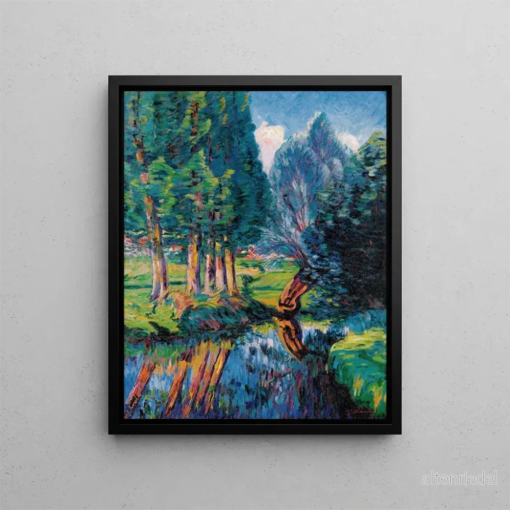 Målning Landskap i Breuillet - Armand Guillaumin | Konsttryck