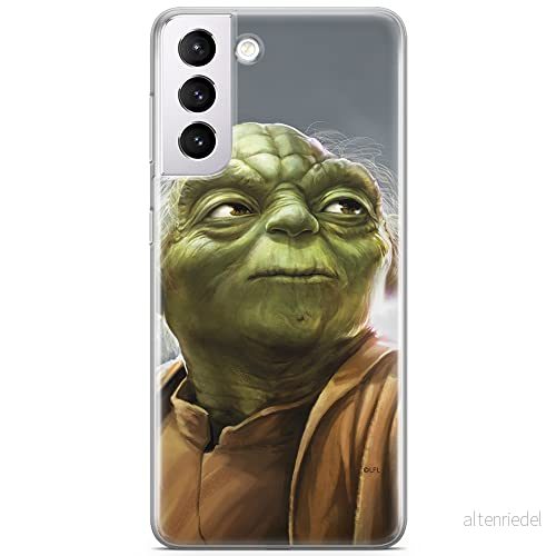 ERT GROUP mobiltelefonfodral för Samsung S21 originalt och officiellt licensierat Star Wars mönster Yoda 006 optimalt anpassad till formen på mobiltelefonen, fodral tillverkad av TPU plast 5903932375671