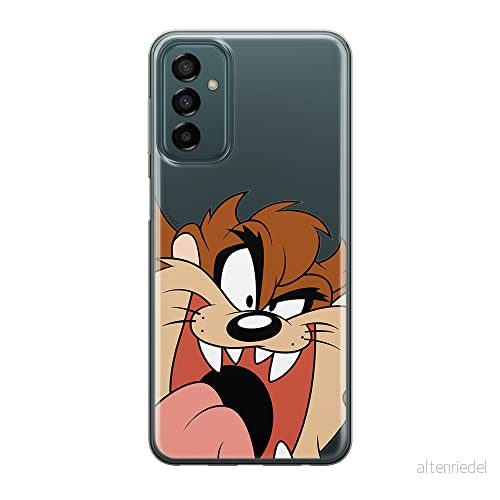 ERT GROUP mobiltelefonfodral för Samsung M13 4G/M23 5G/F23 originalt och officiellt licensierat Looney Tunes mönster Tasmanian 001 anpassad till formen på mobiltelefonen, gedeeltelijk transparant 5905511377717