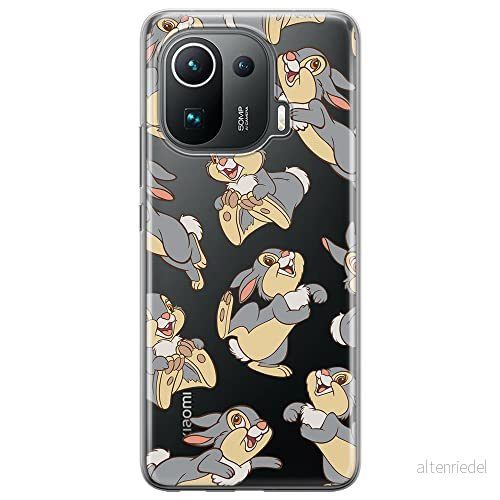 ERT GROUP mobiltelefonfodral för Xiaomi MI 11 PRO originalt och officiellt licensierat Disney mönster Thumper 003 optimalt anpassad till formen på mobiltelefonen, gedeeltelijk transparant 5905131820426