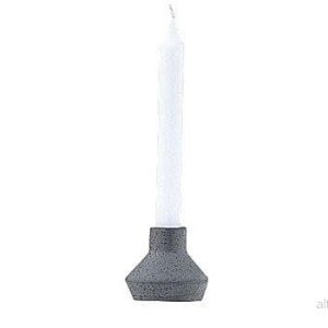 ASA ljusstake hållare, keramik, grå, 7 4024433310594