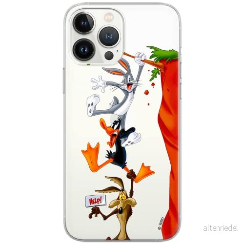 ERT GROUP mobiltelefonfodral för Huawei P30 Lite originalt och officiellt licensierat Looney Tunes mönster 005 Vit optimalt anpassad till formen på mobiltelefonen, gedeeltelijk transparant 5903040018347