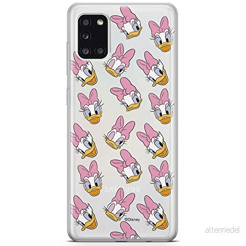ERT GROUP mobiltelefonfodral för Samsung A31 originalt och officiellt licensierat Disney mönster Daisy 007 optimalt anpassad till formen på mobiltelefonen, gedeeltelijk transparant 5903040212196