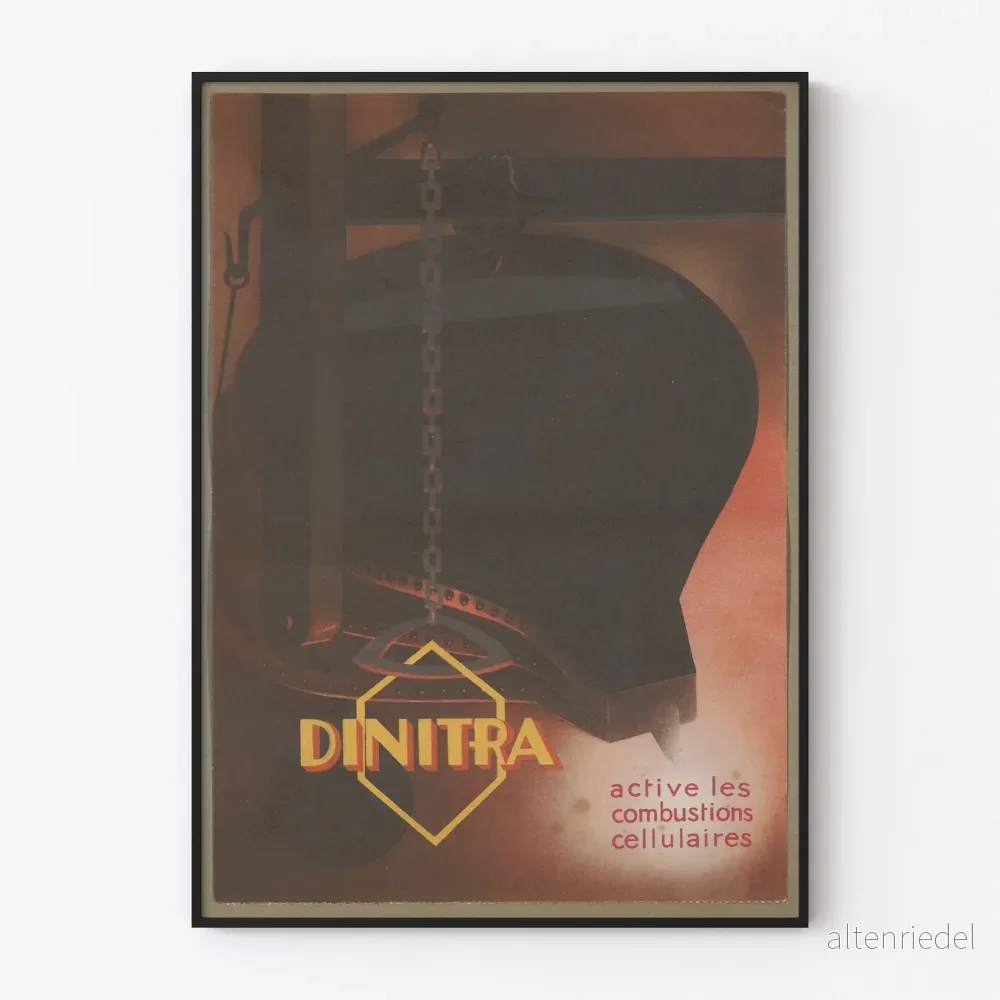 Vintage Dinitra poster för industriell väggdekoration Vintage Dinitra poster för industriell väggdekoration