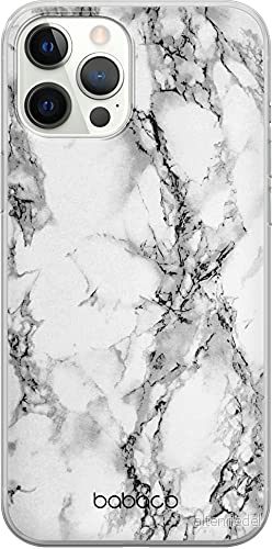 ERT GROUP mobiltelefonfodral för Apple Iphone 12 PRO MAX originalt och officiellt licensierat Babaco mönster Abstract 035 Vit anpassad till formen på mobiltelefonen, fodral tillverkad av TPU plast 5903537989990