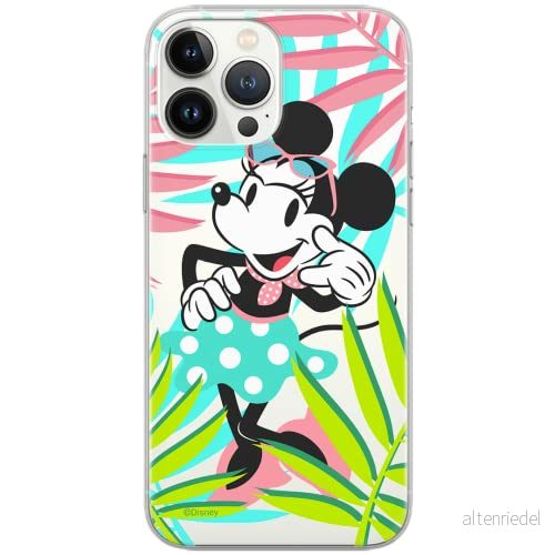 ERT GROUP mobiltelefonfodral för Huawei P30 Lite originalt och officiellt licensierat Disney mönster Minnie 040 Vit optimalt anpassad till formen på mobiltelefonen, gedeeltelijk transparant 5902980424270