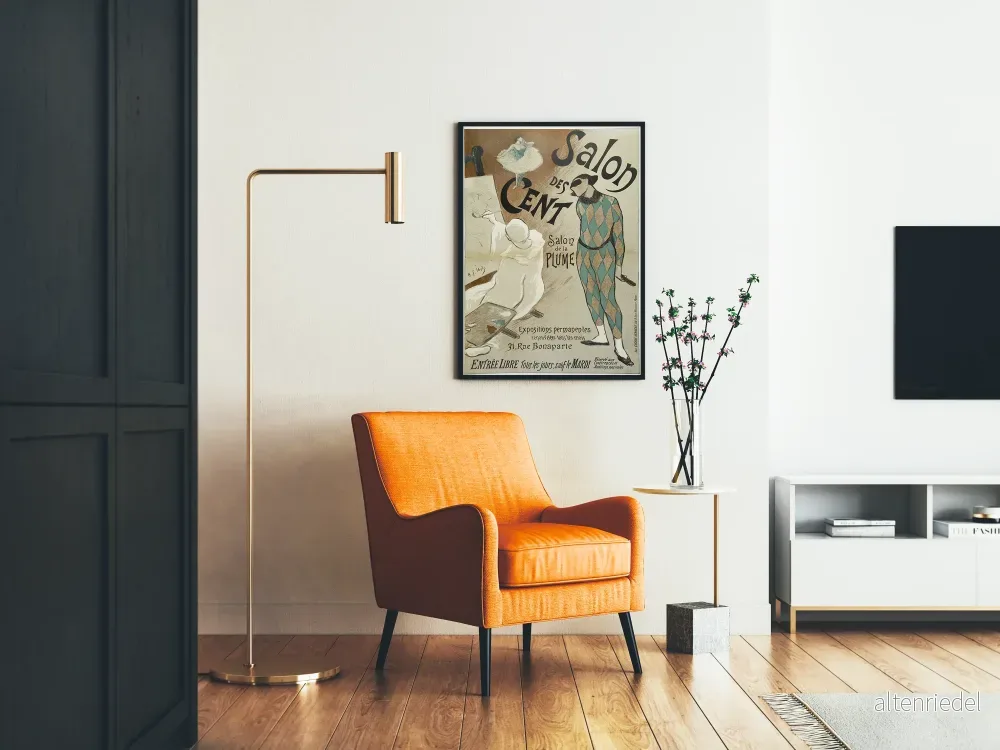 Vintageposter från Salon des Cent - Konstnärlig väggdekoration - Bild 2