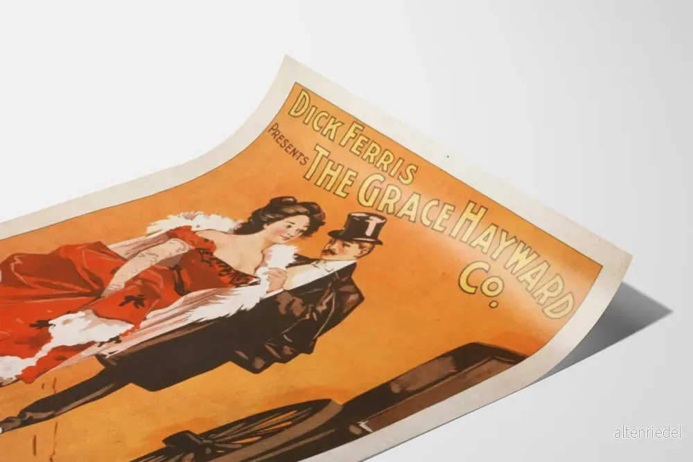 Vintageposter Dick Ferris presenterar The Grace Hayward Co. - Bild 3