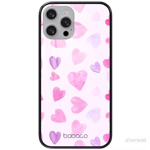ERT GROUP mobiltelefonfodral för Apple Iphone 13 MINI originalt och officiellt licensierat Babaco mönster Hearts 005 tillverkad av härdat glas, skyddsfodral 5904805876561