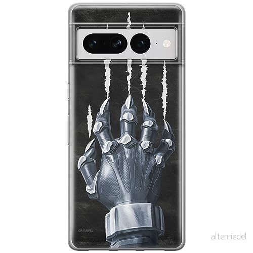 ERT GROUP mobiltelefonfodral för Google PIXEL 7 PRO originalt och officiellt licensierat Marvel mönster Black Panther 014 anpassad till formen på mobiltelefonen, fodral tillverkad av TPU plast 5905795163563
