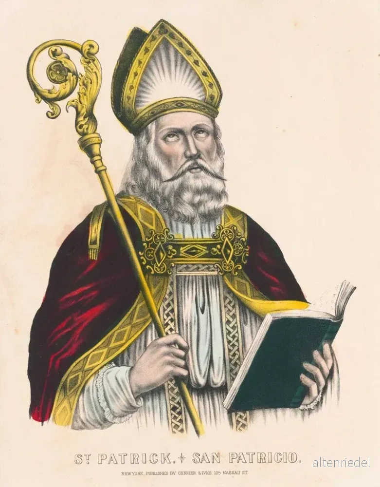 Målning Saint Patrick - Currier Ives | Konsttryck - Bild 2