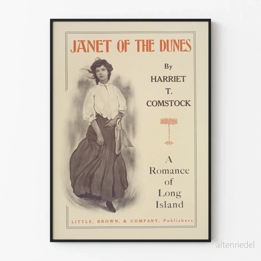 Retroposter Janet of the Dunes – Vintage romantisk väggdekoration Retroposter Janet of the Dunes – Vintage romantisk väggdekoration