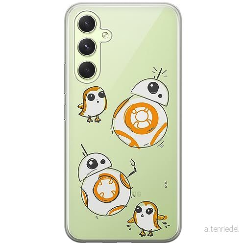 ERT GROUP mobiltelefonfodral för Samsung A54 5G originalt och officiellt licensierat Star Wars mönster BB 8 010 optimalt anpassad till formen på mobiltelefonen, gedeeltelijk transparant 5905511798123