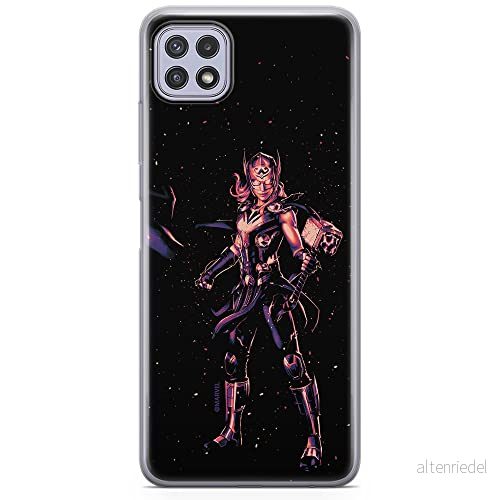 ERT GROUP mobiltelefonfodral för Samsung A22 5G originalt och officiellt licensierat Marvel mönster Thor 008 Vit optimalt anpassad till formen på mobiltelefonen, fodral tillverkad av TPU plast 5904805171390