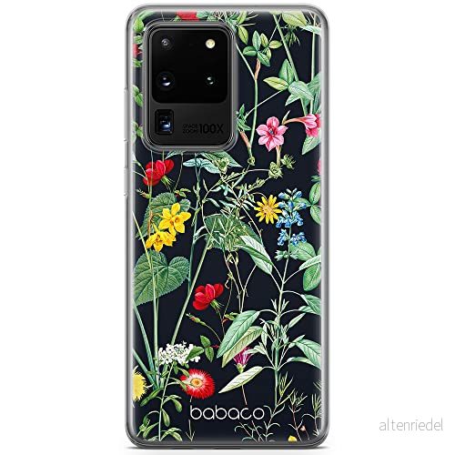 ERT GROUP mobiltelefonfodral för Samsung S20 ULTRA / S11 PLUS originalt och officiellt licensierat Babaco mönster Flowers 041 anpassad till formen på mobiltelefonen, fodral tillverkad av TPU plast 5905131312303