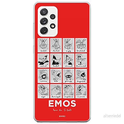 ERT GROUP mobiltelefonfodral för Samsung A52 5G / LTE 4G A52S originalt och officiellt licensierat Looney Tunes mönster 008, fodral tillverkad av TPU plast 5903040071274