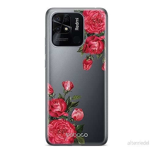 ERT GROUP mobiltelefonfodral för Xiaomi REDMI 10C originalt och officiellt licensierat Babaco mönster Flowers 007 optimalt anpassad till formen på mobiltelefonen, gedeeltelijk transparant 5905511541866