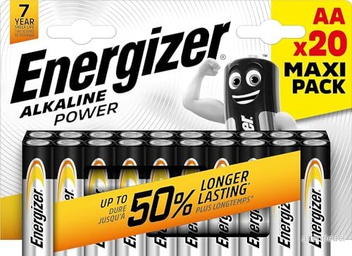 Energizer Alkaline Power 20 pack Alkaliska batterier AAA/LR03 7638900442359